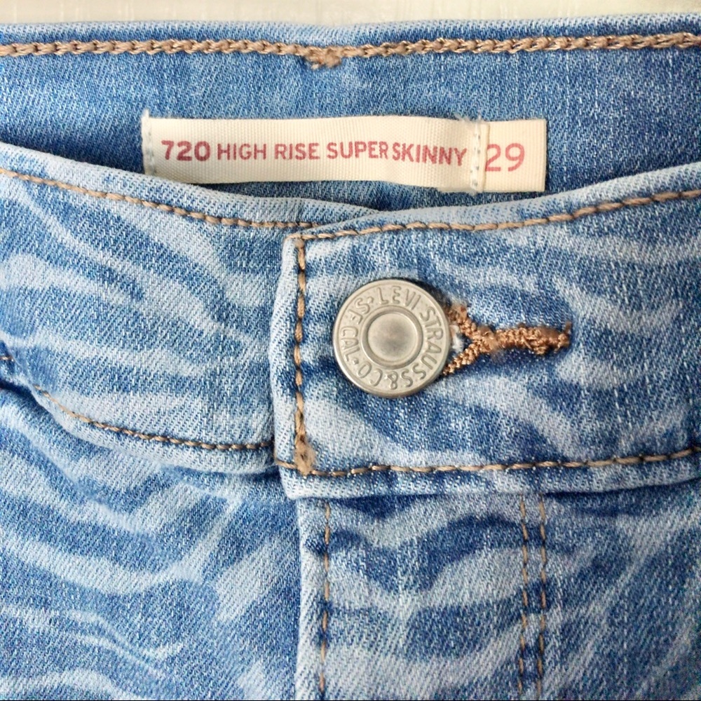 ❗️SOLD❗️Levi’s 720 Super Skinny High-rise Jeans - Picture 5 of 7
